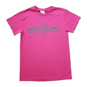 Universal Studios Official Bright Pink Souvenir Shirt Unisex Size Small